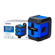 Nível a Laser 3D Autonivelante 2 Linhas Cruz Recarregável com Suporte Magnético