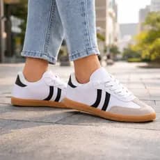 Tênis Feminino Causal – Look Jovem e Atual Solado Borracha Confortável Macio Tênis SreetStyle 2026