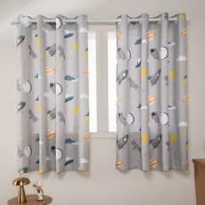 Cortina Infantil Estampada 2,00m x 1,50m Sala Quarto Bebê Janela Decoração Menina Menino