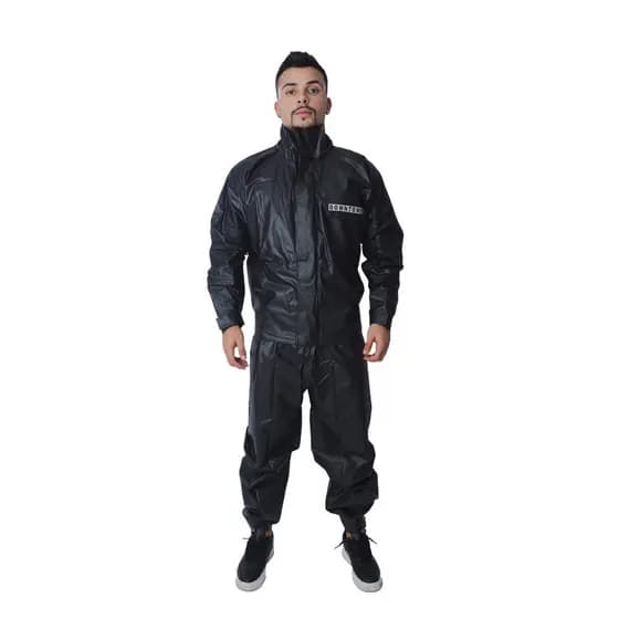 Conjunto Capa Chuva Motoqueiro Motoboy Impermeável PVC Moto