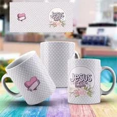 Caneca Porcelana, Jesus O Teu Amor Me Conforta - Presente