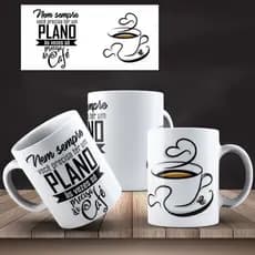 Caneca Porcelana  Presente - As Vezes Só Precisa De Um Café