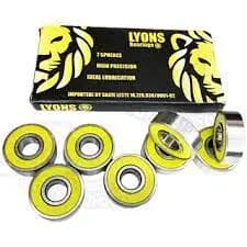 Rolamento Patins Lyons Abec 15 2rs Veloz Jogo C/16 Unidades