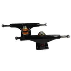 Truck Skate 139mm Mid Preto Nacional Liso