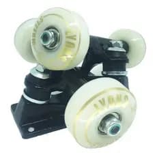 Truck Para Skate (par) Com Roda Rolamentos E Parafuso DE BASE