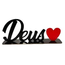 Palavras Com Base Adesivada Deus Menor preço