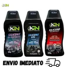 Silicone Em Gel Finalizador Perfumado Sport 200g Kn Para Uso Automotivo