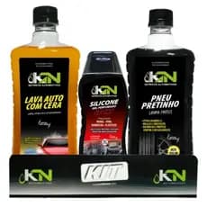 Lava Auto Shampoo Automotivo Pneu Pretinho Silicone Gel Sport KN Automotivos