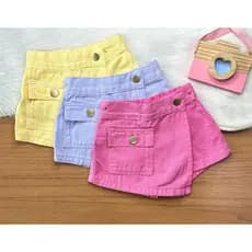 Shorts Saia Jeans Feminino Infantil