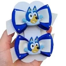 laço Bluey e Bingo laço infantil laço de cabelo infantil menina