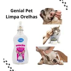 Limpa Orelhas Genial Pet para Cachorro e Gatos 500 ml