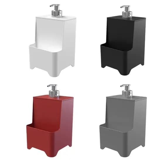 Dispenser de Detergente e Esponja Dispenser de Pia Porta Detergente 650ml - Stolf