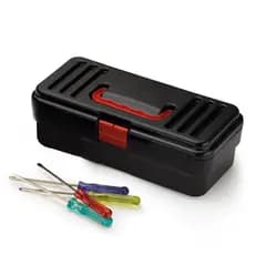 Maleta Organizadora Black Box  29,5 X 13 X 9 CM - Ferramentas - Multiuso - Plasnorthon
