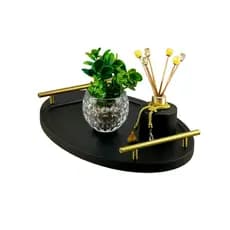 Bandeja Decorativa Cantinho Do Café Bebidas Porta Copo 46x30