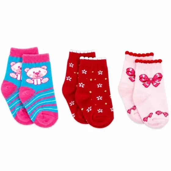 Meia Baby You Kit Com 3 Pares | Sortido