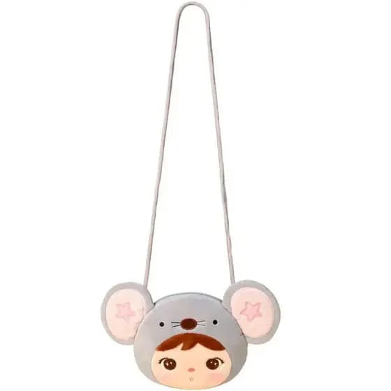Bolsa Metoo Plush Jimbao Ratinha Com Alça Tiracolo