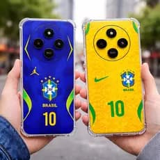 Capa REDMI 14C/POCO C75/POCO X7 CASE ANTI IMPACTO DO BRASIL SELEÇAO BRASILEIRA, CAPINHA DO BRASIL