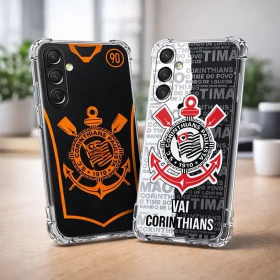 Capa SAMSUNG A07/A17/A37/A57 CASE ANTI IMPACTO, CAPINHA ESTAMPA DO CORINTHIANS, TIMAO, FIEL