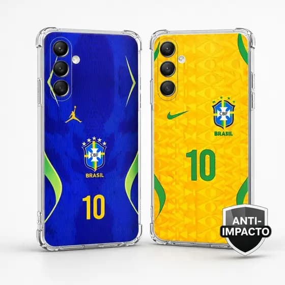 Capa SAMSUNG A07/A17/A27/A37/A57 CASE ANTI IMPACTO DO BRASIL, SELEÇAO BRASILEIRA, CAPINHA DO BRASIL