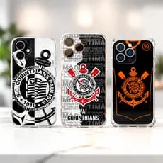 CAPA IPHONE 11,12,13,14 PRO/PRO MAX, CASE ANTI IMPACTO ESTAMPA DO CORINTHIANS, IPHONE CORINTHIANS