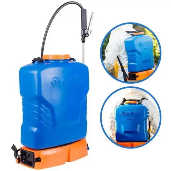 Pulverizador Costal Elétrico Jacto 20l, com Bateria e Carregador - Sb-20