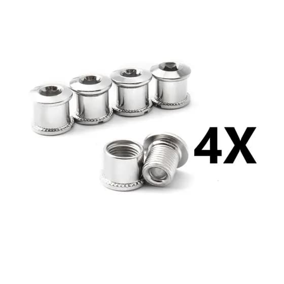 Parafuso Pedivela Para Coroa Única Narrow Wide Single Kit 4 Bike Varios Tamanhos