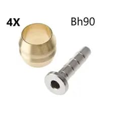 Kit 4 Oliva E Pino Bike Bh90 Freio Hidraulico Deore Slx Xt