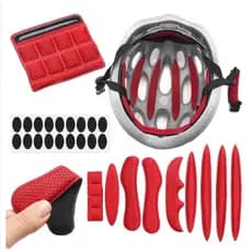 Kit Forro Para Capacete Bike Bicicleta Almofada Tamanho Universal