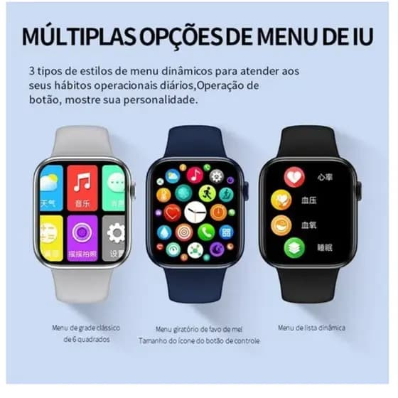 Smartwatches Hw18/hw19 Masculino Feminino Relógio Esportivo