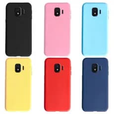 Capa Capinha Silicone Aveludada J2 Core J260+pelicula 3d