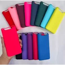 Capinha Para Samsung A80 / A90 Capa Case Silicone Aveludada Colorida Forrada (CF26)+PELICULA 3D