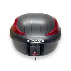 Baú Para Moto De 40 Litros Bauleto De Moto e Base P/ 01 Capacete