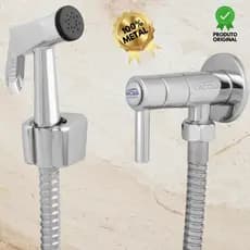 Ducha Higiênica Luxo em Metal 100% para Lavabo/Banheiro