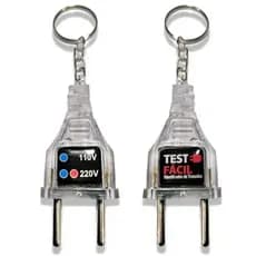 KIT COM 3 TESTADORES DE TOMADAS TEST FÁCIL
