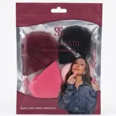 Kit 4 Esponjas Triângulo Sabrina Sato para Pó