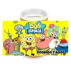 10 Cofrinho personalizado Bob Esponja