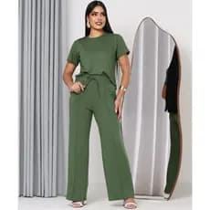 Conjunto moletinho feminino inverno outono moda manga curta