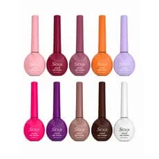 kit 10 esmaltes sioux led uv