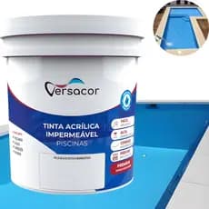 Tinta Para Piscina 3,6L Película Impermeavel Lages Poços Lagos
