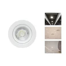 Spot Led 3W / 5W / 7W Embutir Quadrado ou Redondo Lâmpada Direcionável Branco Frio Branco Quente