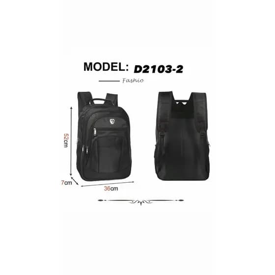 Mochila Grande Alça Reforçada Resistente Faculdade Trabalho 52cm