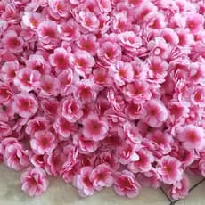 100pcs Simulação Flor de Pêssego Flor de Cerejeira Flor de Ameixa Flor de Rosa Rosa Ramo Flor de Petal Adereços de Tiro no Casamento Paisagismo Cabeleireiro Falso