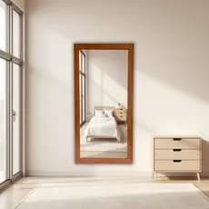 Espelho Decorativo Corpo Inteiro 40x120 cm Moldura Trabalhada Grande para Quarto, Sala e Banheiro