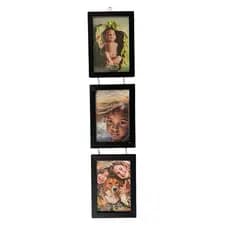 Porta-Retrato 10x15 com Sisal Quadro Decorativo Rústico para Fotos