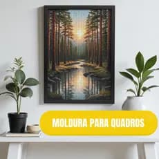 Moldura Lisa Para Fotos, Quebra-cabeças e Quadros com Fundo MDF 36x54,5 cm