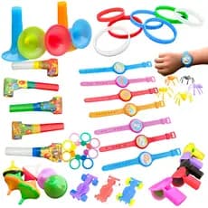 Kit 100 Mini Brinquedos Aniversário Festa Lembrancinha Saquinho Surpresa Dia das Crianças Infantil