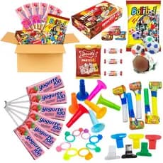 Kit Doces 80 Itens Sacolinha Guloseimas Festa Infantil Lembrancinha
