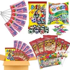 Kit 50 Doces Lembrancinha de Festa Aniversário Infantil Monta 10 Saquinhos