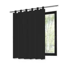 Cortina Blackout Blecaute Preta Branca Bege 140x140cm 100%PVC Corta luz c/ Alça - Pronta Entrega