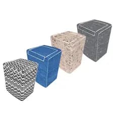 Capa Maquina de Lavar c/ Ziper Brastemp Electrolux Consul 9kg 10kg 11kg 12kg 13kg 14kg 15kg